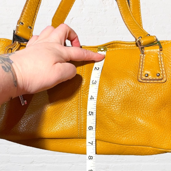 FOSSIL | Genuine Pebbled Leather | Blackburn Satchel Handbag - Picture 12 of 15